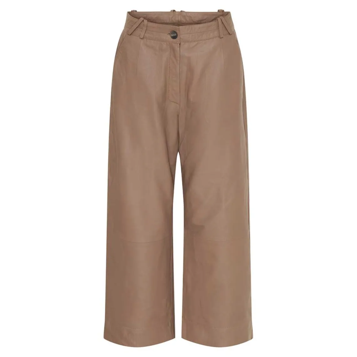 3/4 SKINDBUKSER M/BREDE BEN | TAUPE