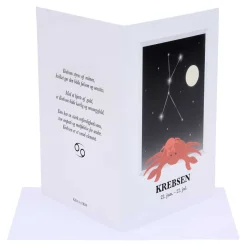 A6 DOBBELTKORT M/STJERNETEGN | KREBSEN