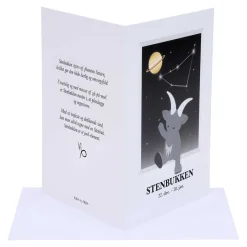 A6 DOBBELTKORT M/STJERNETEGN | STENBUKKEN