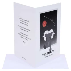 A6 DOBBELTKORT M/STJERNETEGN | VÆDDEREN