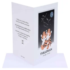 A6 DOBBELTKORT M/STJERNETEGN | TVILLINGEN