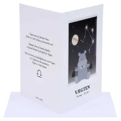 A6 DOBBELTKORT M/STJERNETEGN | VÆGTEN