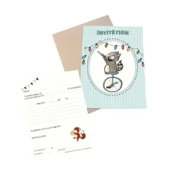 A6 INVITATIONSKORT - 6 STK | PARTY