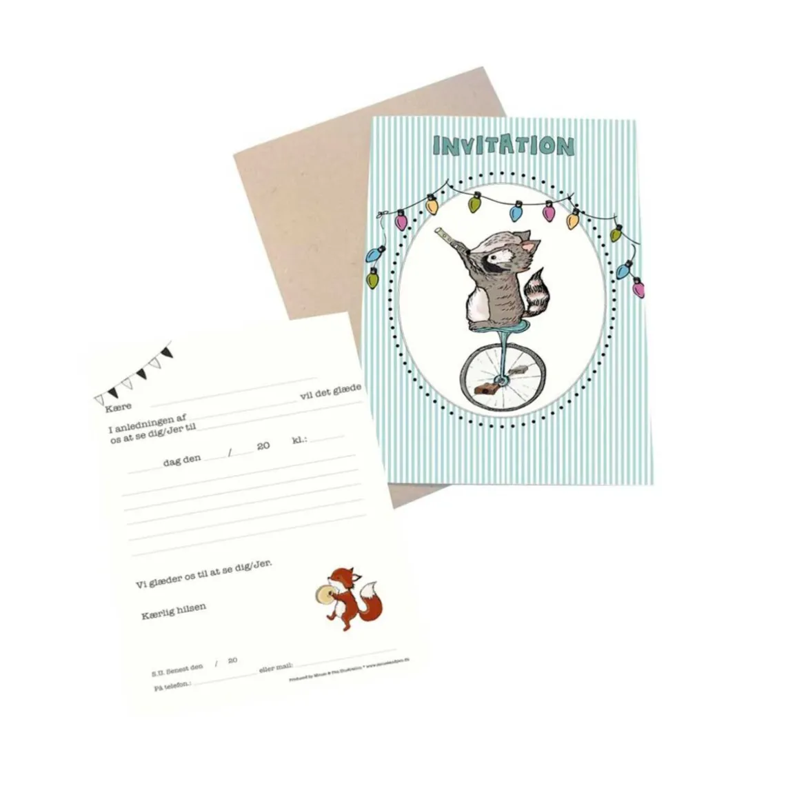 A6 INVITATIONSKORT - 6 STK | PARTY