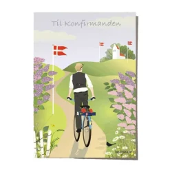 A7 MINI GREETING KORT | DRENG KONFIRMAND