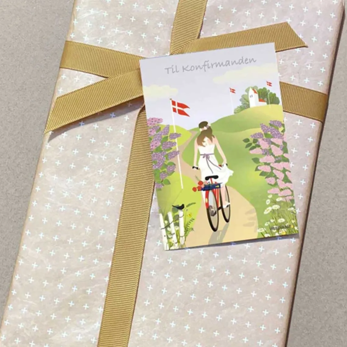 A7 MINI GREETING KORT | PIGE KONFIRMAND