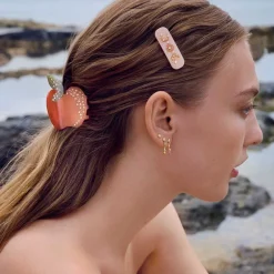 ABELTA HÅRKLEMME - CRANBERRY