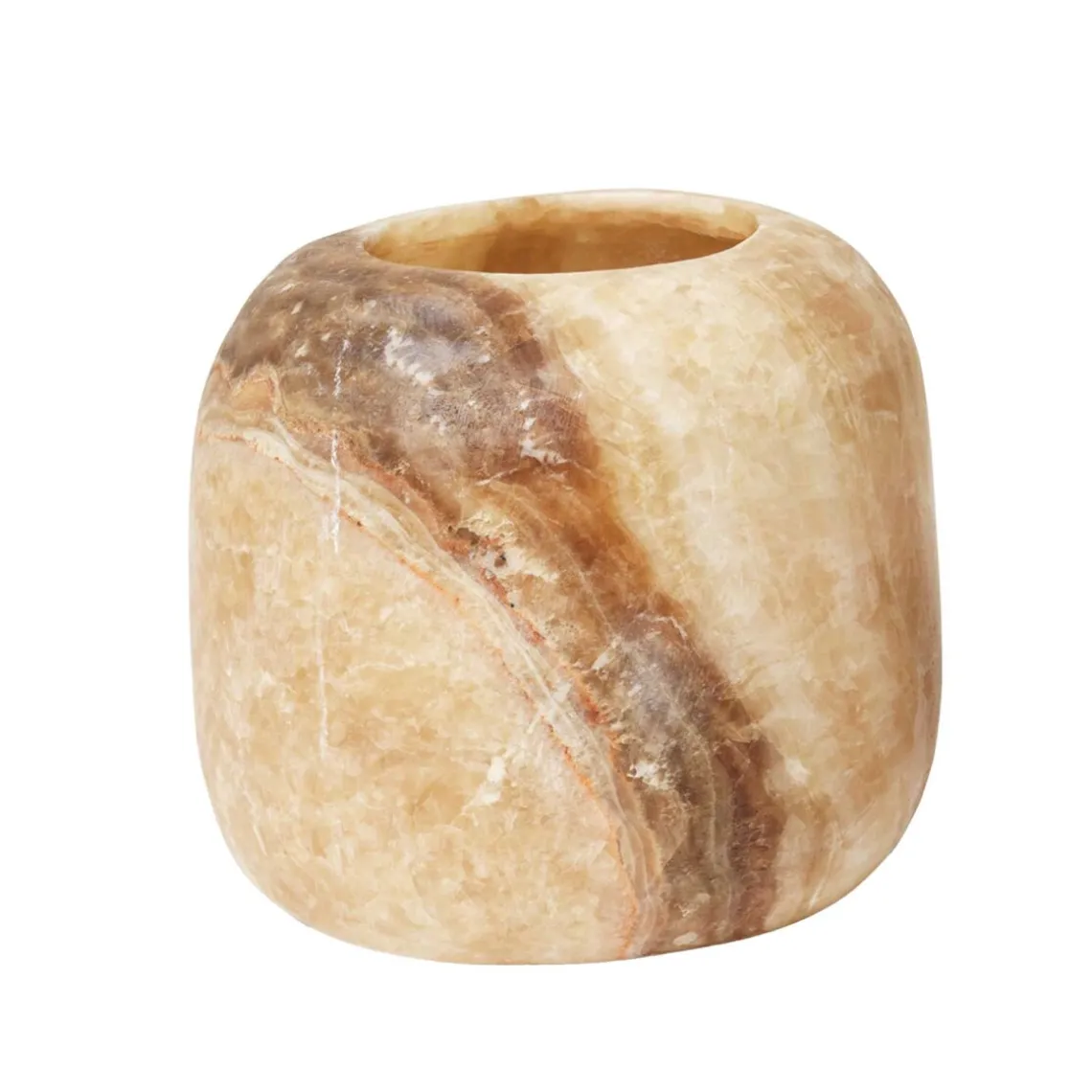 ALABASTER STAGE CURRA 14 CM | BRUN