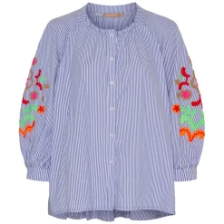 ALETA SHIRT | BLUE DENIM STRIPE