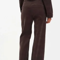 ALICE WIDE CORD PANTS | EXPRESSO BROWN