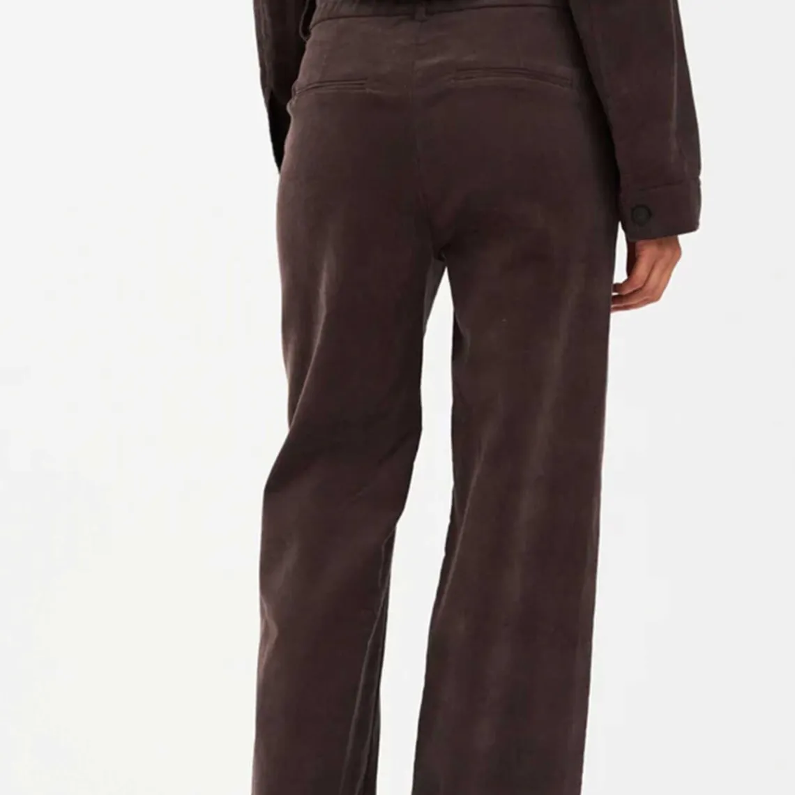 ALICE WIDE CORD PANTS | EXPRESSO BROWN