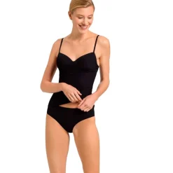 ALLURE VATTERET BH-CAMISOLE | SORT