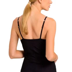 ALLURE VATTERET BH-CAMISOLE | SORT