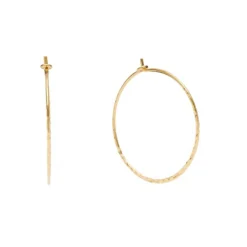 ALMA HOOP ØRERINGE MEDIUM | FORGYLDT