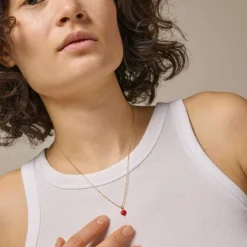 AMORE NECKLACE | FG/RED