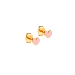 AMORE ØRESTIKKER | FORGYLDT/PINK
