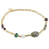 AMUSE LABRADORITE GEMSTONE MIX BRACELET