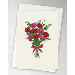 ANLEDNINGSKORT A6 | BOUQUET OF ROSES