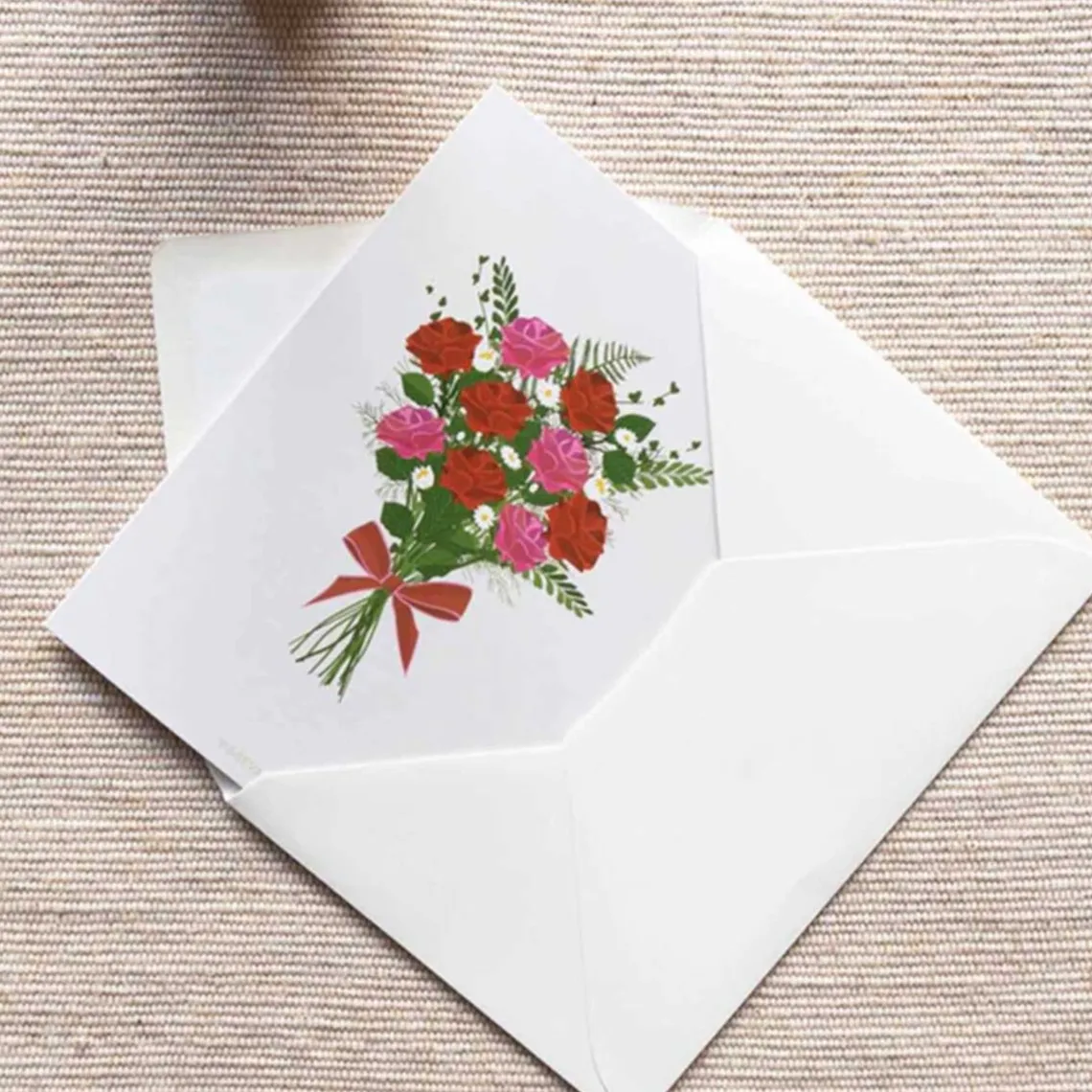 ANLEDNINGSKORT A6 | BOUQUET OF ROSES