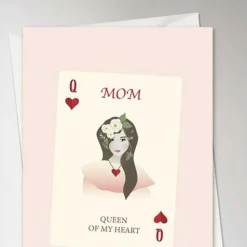 ANLEDNINGSKORT A6 | MOM QUEEN OF MY HEART