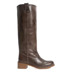 ANN ESCOVADO STØVLER | DARK BROWN