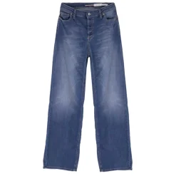ANNE OSLO ZIP JEANS | BLU DENIM