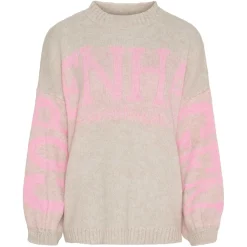 ARIA KNIT | BEIGE/PINK