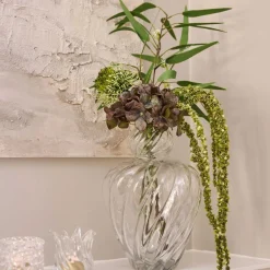 ART VASE 30 CM | CLEAR