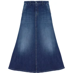 A-SHAPE OSLO SKIRT | BLU DENIM