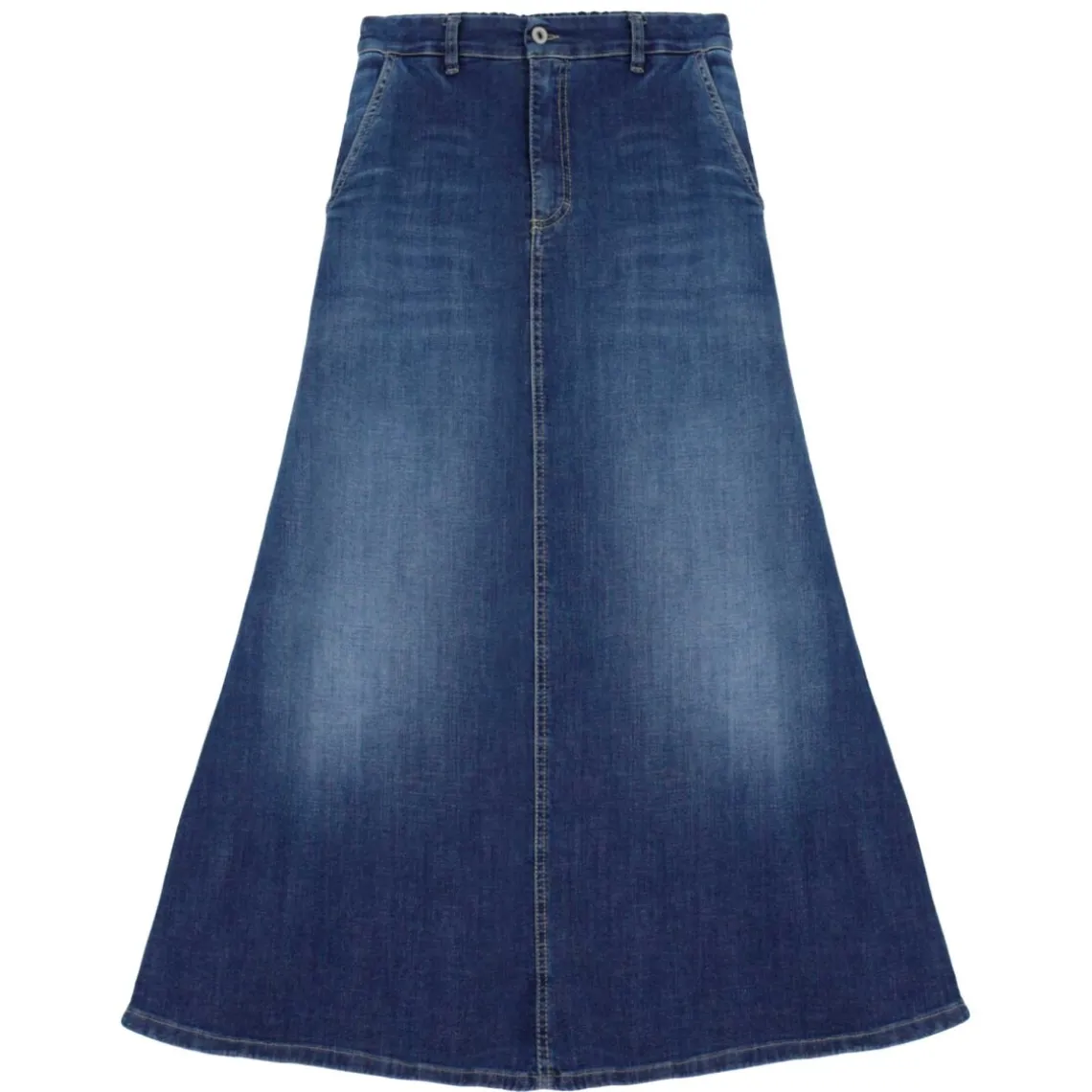 A-SHAPE OSLO SKIRT | BLU DENIM