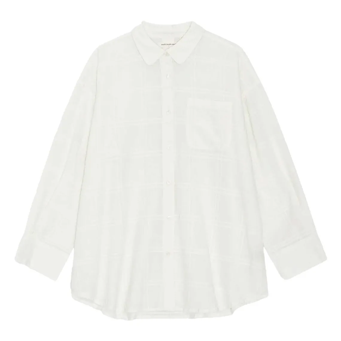 AVALON DOBBY CHECK SHIRT | OFF WHITE