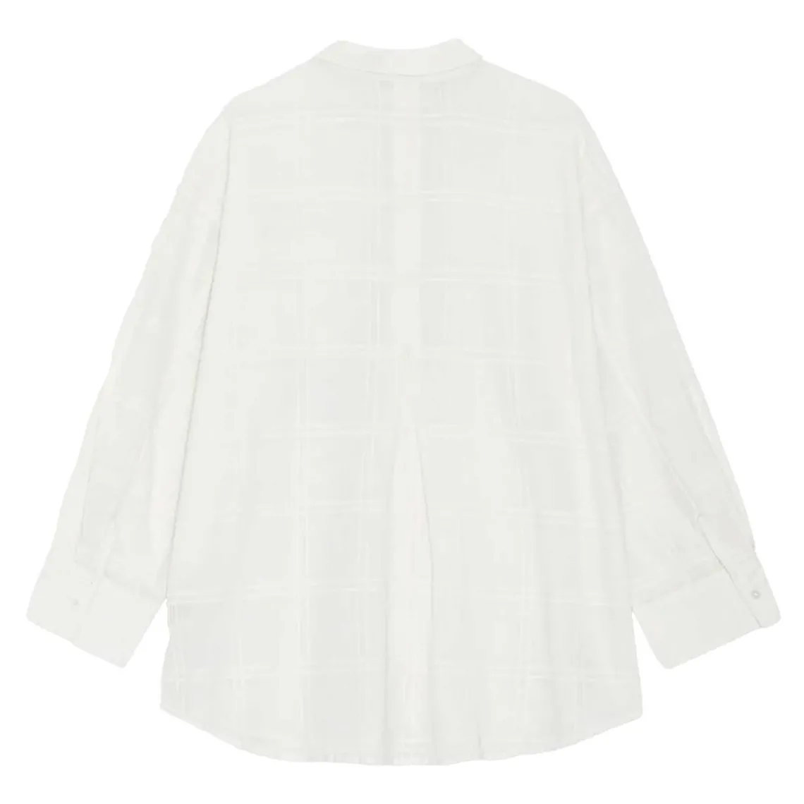 AVALON DOBBY CHECK SHIRT | OFF WHITE