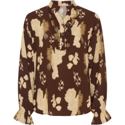 AYA SKJORTE | MARRONE