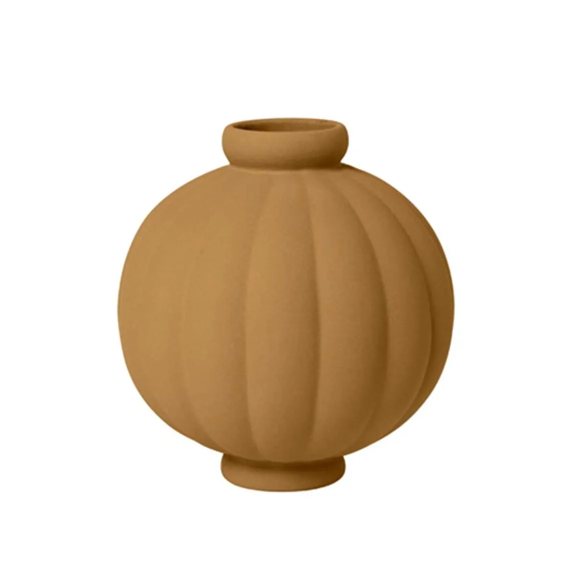 BALLOON VASE 01 | SANDED OCKER