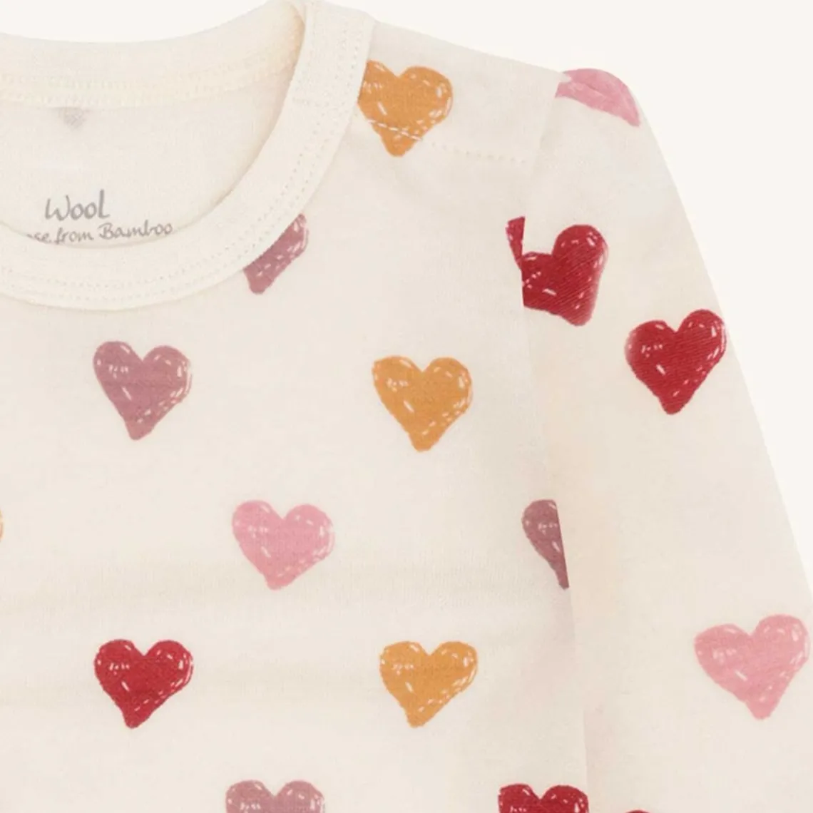 BALOO HEARTS BODYSTOCKING | OFF WHITE