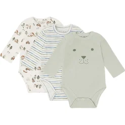 BASE 3-PACK BODYSTOCKING | GREEN FOAM