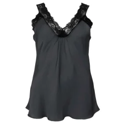 BEA LACE TOP | DK. GREY