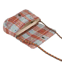 BEAU CHECKED HOLLIS BAG | ROOIBOS ORANGE