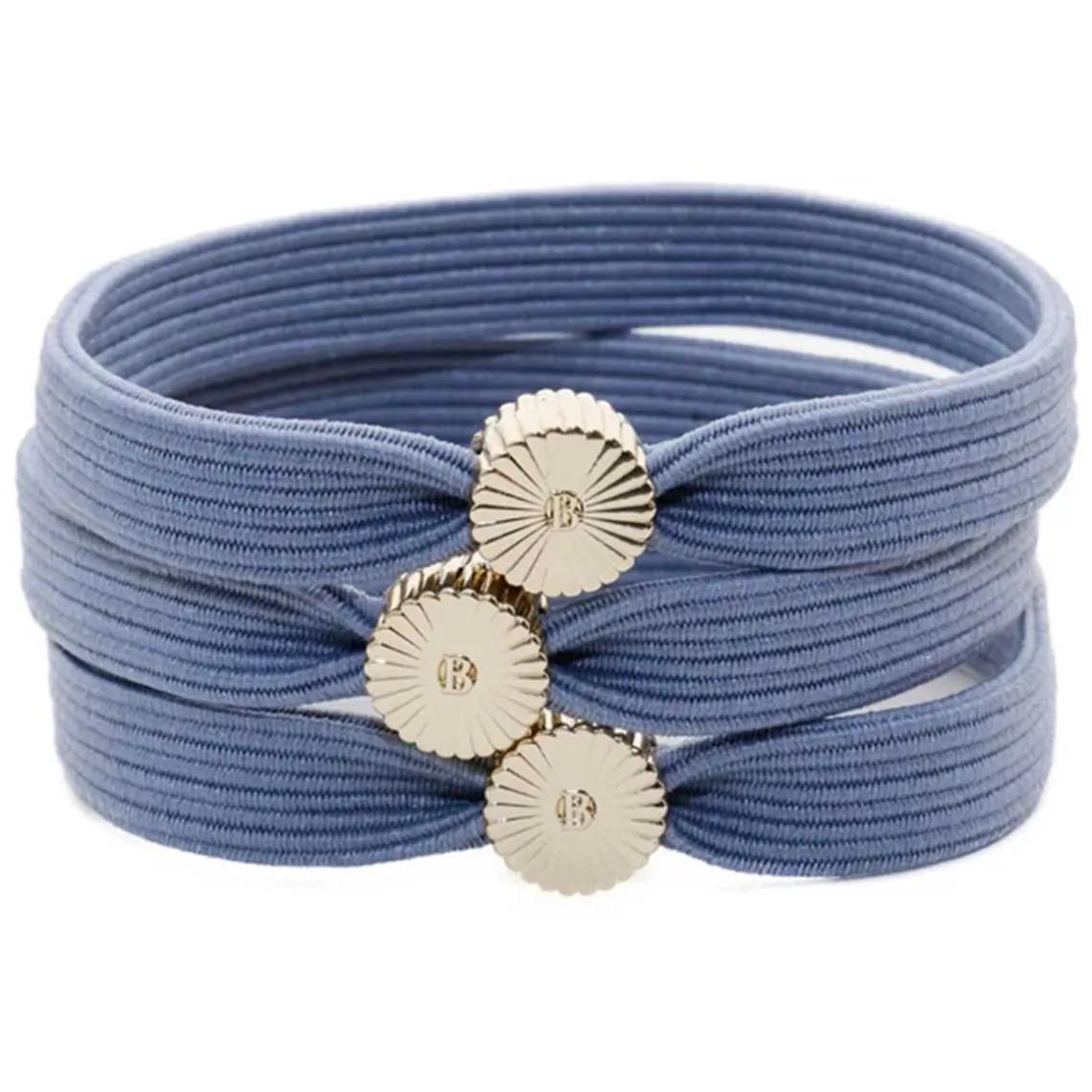 BELVU HÅRELASTIK | STEEL BLUE