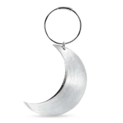 BIG HALF MOON ØRERING - 1 STK. | SØLV