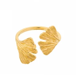 BILOBA RING | FORGYLDT