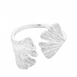 BILOBA RING | SØLV