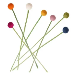 BLOMST LILLE Ø2CM - 30CM | MØRK RØD