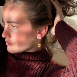 BLOOM BERRIES ØRERING 1 STK. | FORGYLDT