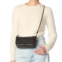 BOBI S TASKE | IMPRIMÉ CROCO NOIR