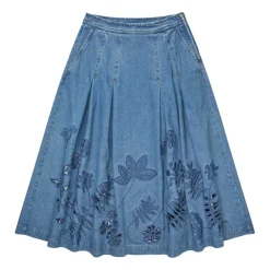 BOWEN SKIRT | BLUE