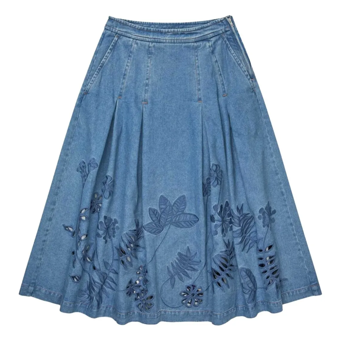 BOWEN SKIRT | BLUE