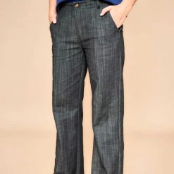 BOX BUKSER | BLACK DENIM