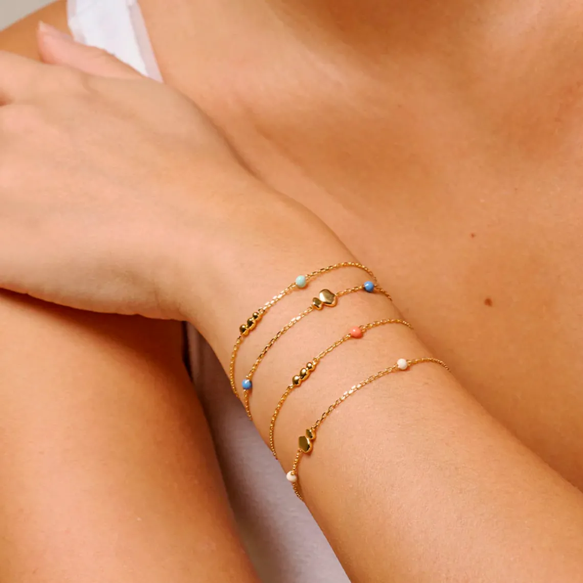 BRACELET NARA FORGYLDT | MINT