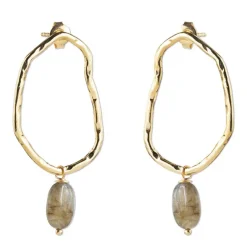 BRAVERY LABRADORITE EARRINGS